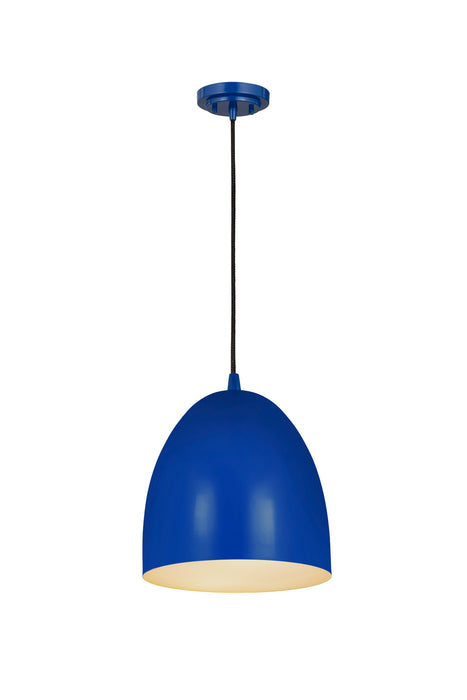 Z-Lite - 6012P9-BLU - One Light Pendant - Z-Studio - Blue