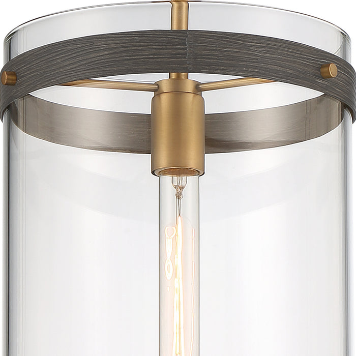 Designers Fountain - D227M-9P-OSB - One Light Pendant - Reflecta - Old Satin Brass
