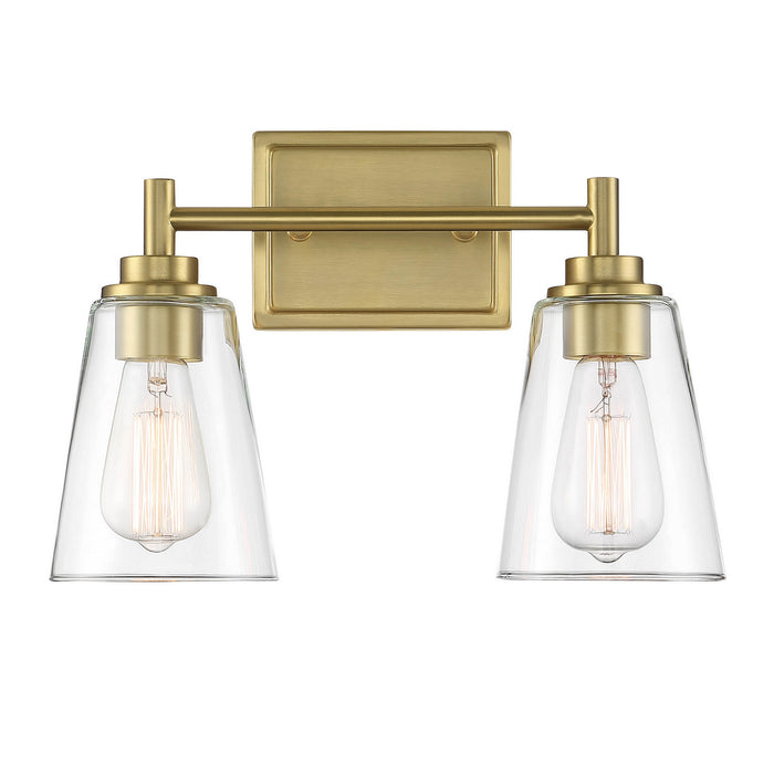 Designers Fountain - 95702-BG - Two Light Vanity - Westin - Brushed Gold