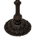 Meyda Tiffany - 237018 - Three Light Floor Base - Floral - Mahogany Bronze