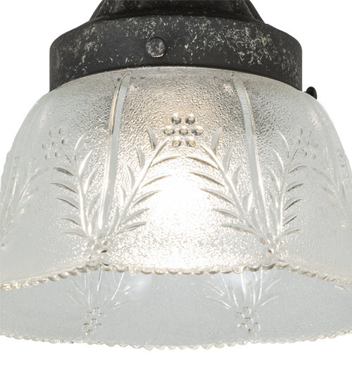 Meyda Tiffany - 239955 - One Light Flushmount - Fancy Floral - Pewter,Antique