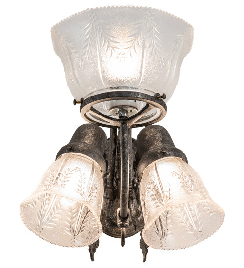 Meyda Tiffany - 240031 - Three Light Wall Sconce - Revival - Pewter,Antique