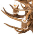 Meyda Tiffany - 240289 - Six Light Chandelier - Antlers - Antique Copper