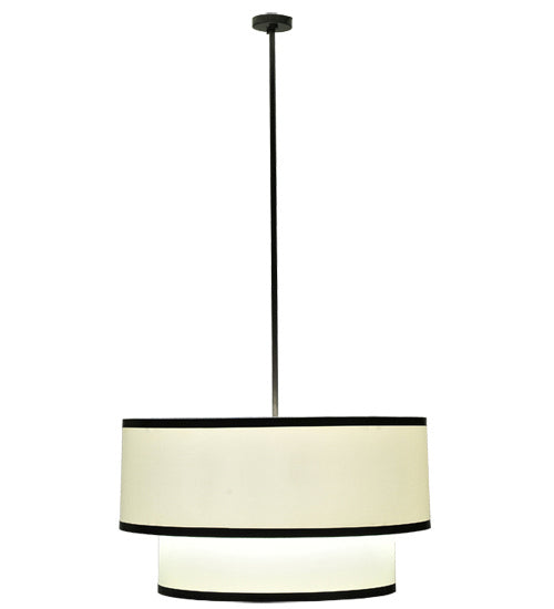 Meyda Tiffany - 243366 - Three Light Pendant - Cilindro - Craftsman Brown