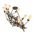Meyda Tiffany - 243530 - Seven Light Chandelier - Vinca Vine - Burnished Copper