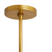 Arteriors - 89467 - Six Light Linear Chandelier - Harrison - Antique Brass