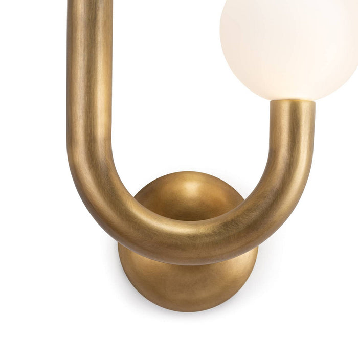 Regina Andrew - 15-1144R-NB - Two Light Wall Sconce - Natural Brass