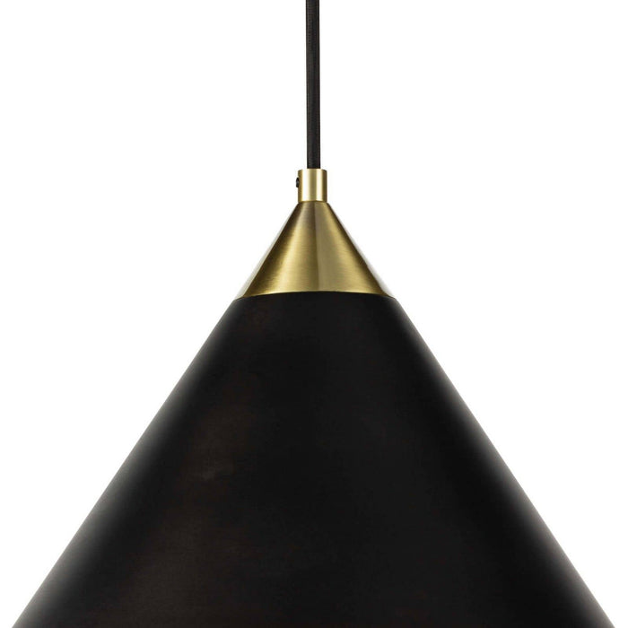 Regina Andrew - 16-1306BBNB - One Light Pendant - Blackened Brass