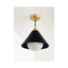 Regina Andrew - 16-1306BBNB - One Light Pendant - Blackened Brass