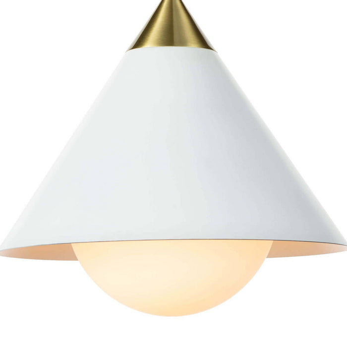 Regina Andrew - 16-1306WTNB - One Light Pendant - White