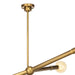 Regina Andrew - 16-1337NB - Three Light Chandelier - Natural Brass