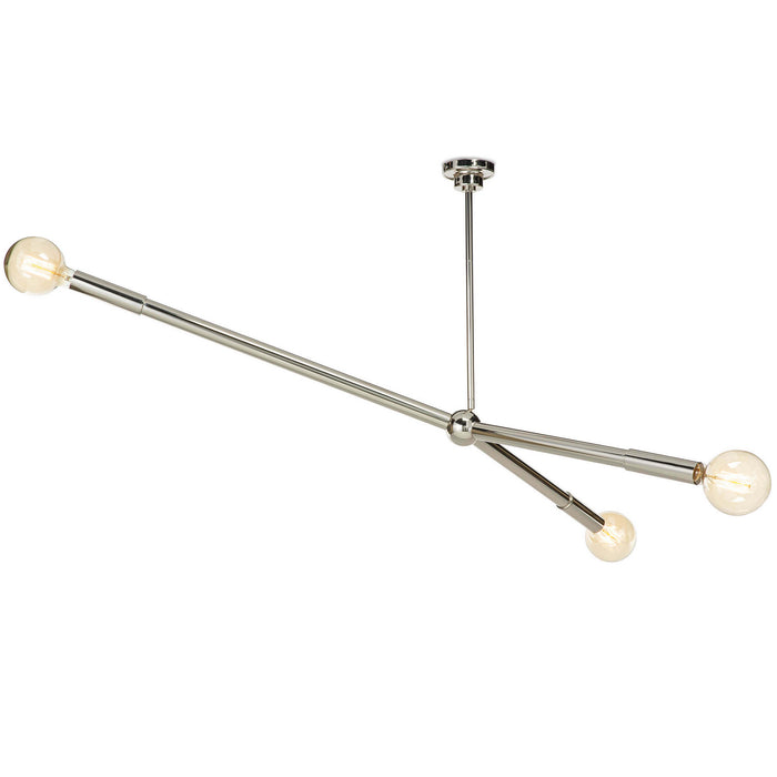 Regina Andrew - 16-1337PN - Three Light Chandelier - Polished Nickel