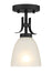 Minka-Lavery - 4881-66A - One Light Pendant / Semi Flush - Kaitlen - Coal