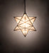 Meyda Tiffany - 198460 - One Light Pendant - Moravian Star - Mahogany Bronze