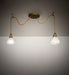 Meyda Tiffany - 237611 - Two Light Pendant - Castiliolite