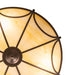 Meyda Tiffany - 239068 - Three Light Flushmount - Carousel - Mahogany Bronze