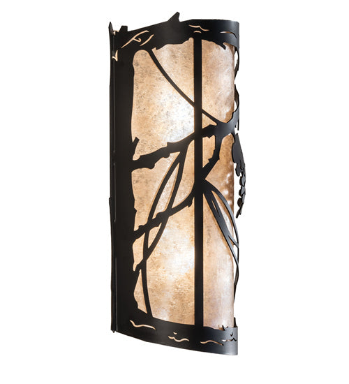 Meyda Tiffany - 241457 - Two Light Wall Sconce - Whispering Pines - Mahogany Bronze
