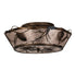 Meyda Tiffany - 242028 - Four Light Flushmount - Whispering Pines - Antique Copper