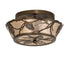 Meyda Tiffany - 242030 - Two Light Flushmount - Whispering Pines - Antique Copper