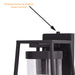 Vaxcel - T0586 - One Light Outdoor Wall Mount - Nash - Textured Black