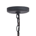 Vaxcel - T0590 - One Light Outdoor Pendant - Gage - Volcanic Black