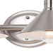 Vaxcel - W0376 - Two Light Vanity - Akron - Satin Nickel and Matte White