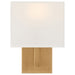 Access - 64061LEDDLP-ABB/WH - LED Wall Sconce - Mid Town - Antique Brushed Brass