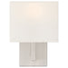 Access - 64061LEDDLP-BS/WH - LED Wall Sconce - Mid Town - Brushed Steel