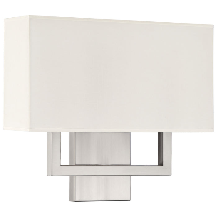 Access - 64062LEDDLP-BS/WH - LED Wall Sconce - Mid Town - Brushed Steel
