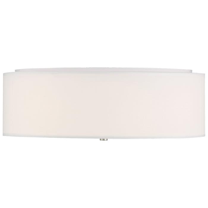 Access - 64063LEDDLP-BS/WH - LED Flush Mount - Mid Town - Brushed Steel