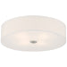 Access - 64064LEDDLP-BS/WH - LED Flush Mount - Mid Town - Brushed Steel