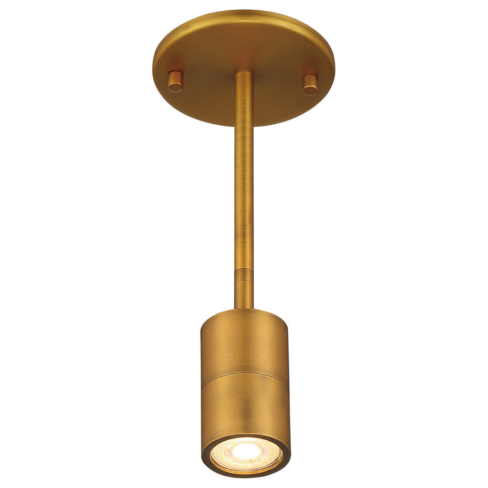 Access - 72010LEDDLP-ABB - LED Wall Or Ceiling Spotlight - Cafe Dual Mount - Antique Brushed Brass
