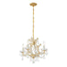 Crystorama - 4474-GD-CL-I - Four Light Mini Chandelier - Maria Theresa - Gold