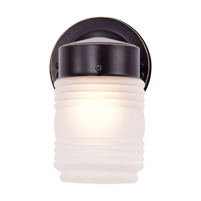 Nuvo Lighting - 60-6110 - One Light Outdoor Mason Jar - Mahogany Bronze