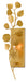Currey and Company - 5000-0189 - One Light Wall Sconce - Aviva Stanoff - Contemporary Gold Leaf