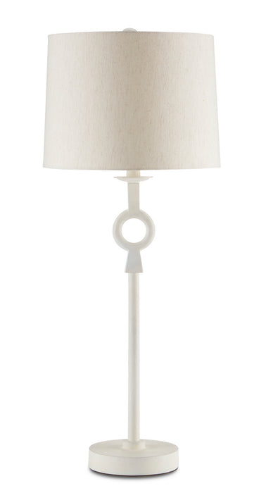 Currey and Company - 6000-0696 - One Light Table Lamp - Germaine - White