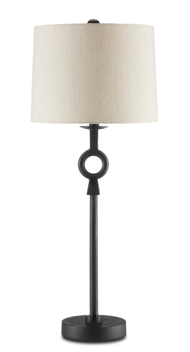 Currey and Company - 6000-0697 - One Light Table Lamp - Germaine - Black