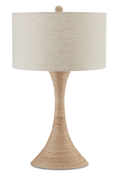 Currey and Company - 6000-0734 - One Light Table Lamp - Shiva - Natural Rope