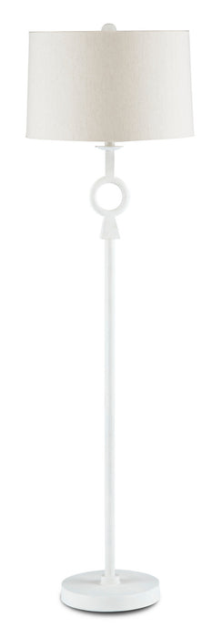 Currey and Company - 8000-0092 - One Light Floor Lamp - Germaine - White