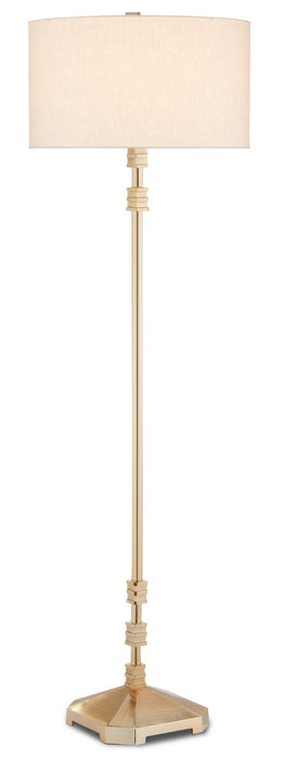 Currey and Company - 8000-0098 - One Light Floor Lamp - Pilare - Shiny Gold