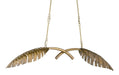Currey and Company - 9000-0765 - Two Light Chandelier - Tropical - Antique Brass