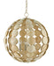 Currey and Company - 9000-0806 - Four Light Chandelier - Tartufo - Coco Cream