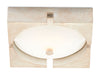 Currey and Company - 9999-0054 - LED Flush Mount - Barry Goralnick - Champagne/Milky Glass