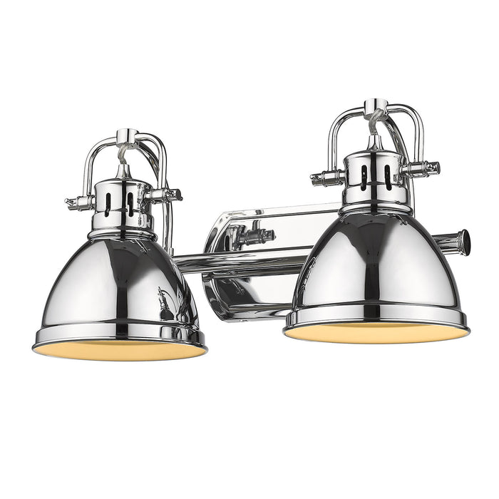 Golden - 3602-BA2 CH-CH - Two Light Bath Vanity - Chrome