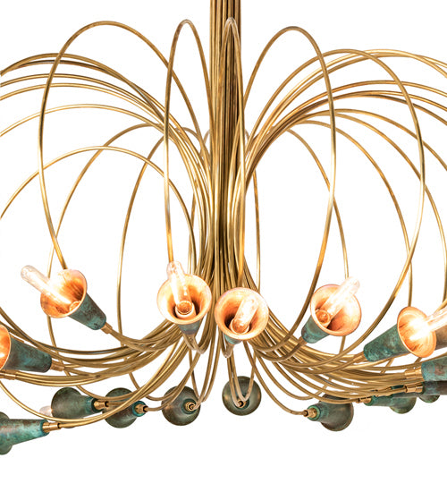 Meyda Tiffany - 238636 - LED Chandelier - Logan - Copper Vein