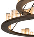 Meyda Tiffany - 238892 - LED Chandelier - Loxley - Mahogany Bronze