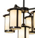 Meyda Tiffany - 241310 - Five Light Chandelier - Fulton - Craftsman Brown