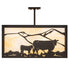 Meyda Tiffany - 241426 - Four Light Flushmount - Calf & Cow