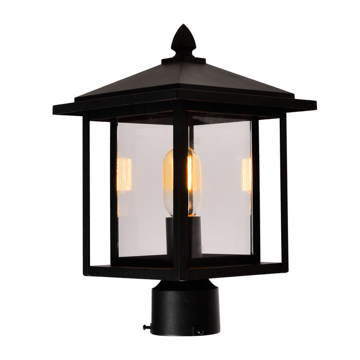 CWI Lighting - 0417PT9-1-101 - One Light Outdoor Lantern Head - Crawford - Black