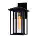 CWI Lighting - 0417W7-1-101 - One Light Outdoor Wall Mount - Crawford - Black
